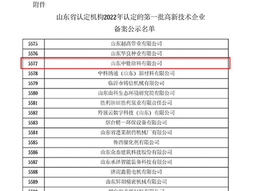 喜報(bào)丨熱烈祝賀我司通過(guò)“國(guó)家高新技術(shù)企業(yè)”認(rèn)定！ 
